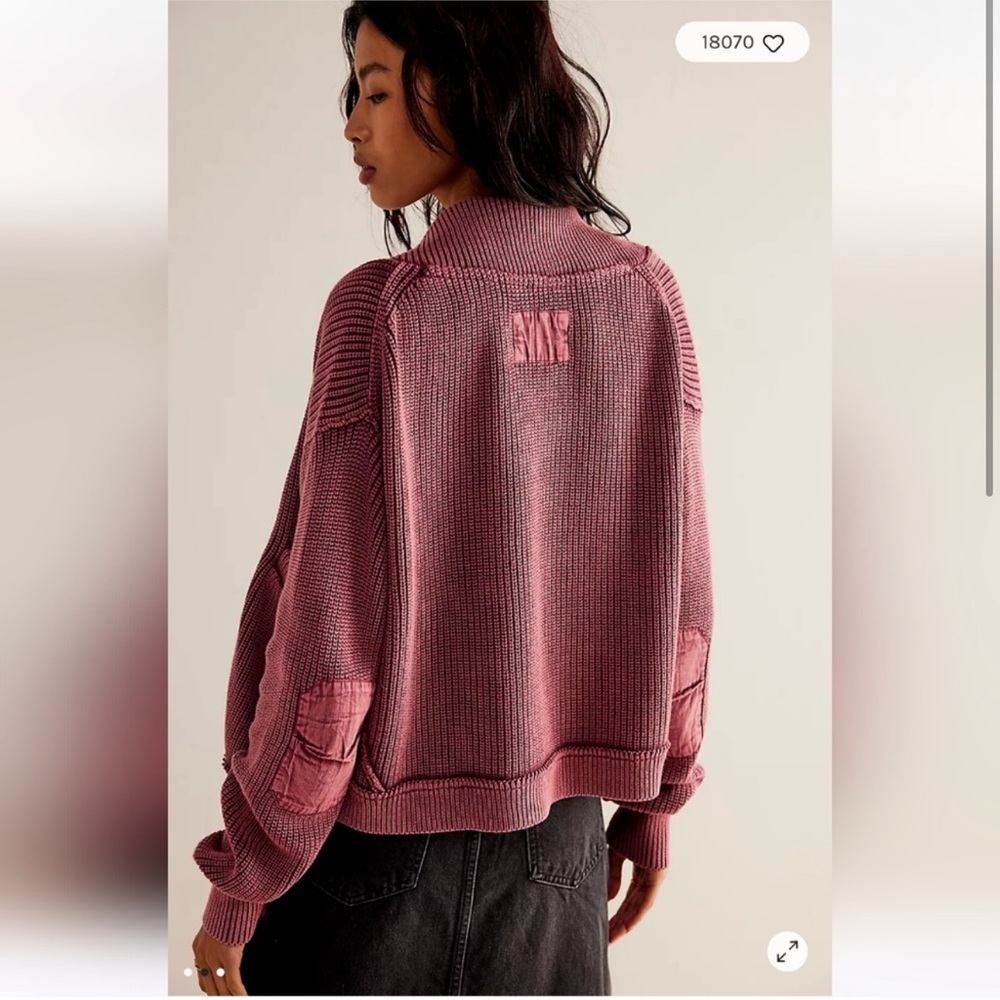 Free People Worn Thru Surplus Cardi. Size Xsmall.EUC - Picture 2 of 3
